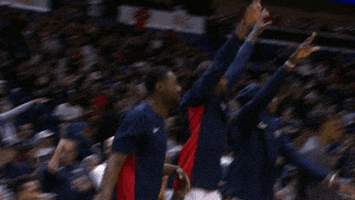 celebrate let's go GIF by NBA