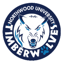 Nu Timberwolves Sticker by Northwood University