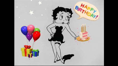 Happy Birthday Vintage GIF by Fleischer Studios