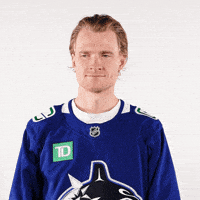Hockey Player Applause GIF by Vancouver Canucks