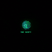 moonshift_music 3d trippy green moon GIF