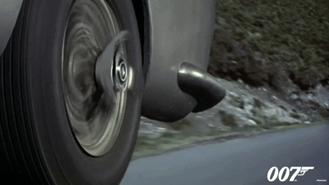 Wheel Tire GIF by James Bond 007