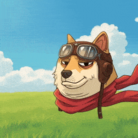 Flying Studio Ghibli GIF by Doge Pound