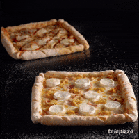 telepizza pizza bacon queso masa GIF