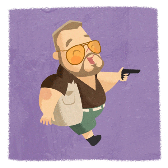 The Big Lebowski Animation GIF by CL