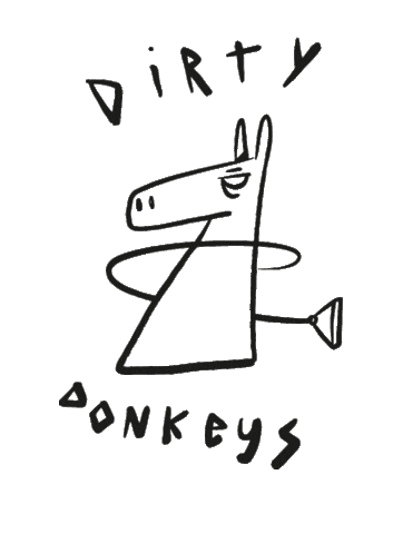 timderooze donkey wakeboard wakeboarding handle Sticker