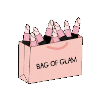mcarofernandez makeup shopping bag glam Sticker