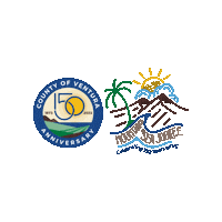 Santapaula Sticker by Museum of Ventura County