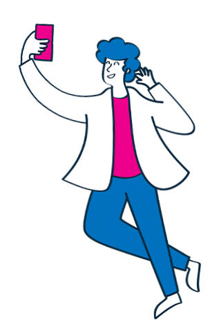 Selfie Sticker by Clubers