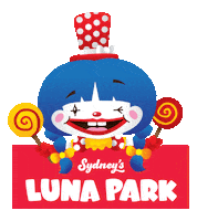 Luna Park Freckle Sticker by LunaParkSydney