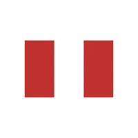 Digital art gif. Two parallel red rectangles on a white background. The left rectangle slides up and out of frame while the right rectangle slides down and out of frame. The two rectangles return to their initial position from the opposite direction they left.