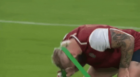 rugby england joe stretch stretching GIF