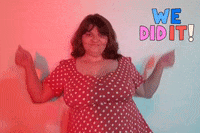 DSComminity excited happydance wedidit GIF