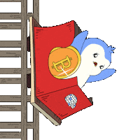 Roller Coaster Crypto Sticker by Pudgy Penguins