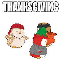 Thanks Giving Penguin Sticker by Pudgy Penguins
