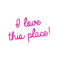I Love This Place Sticker by Who? Weekly