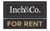 For Rent Sign Sticker by Inch & Co.