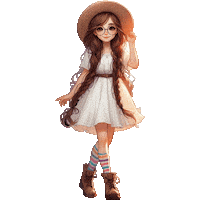 Feliz Menina Bonita Sticker