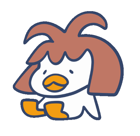 Duck Jazz Sticker by elodie shanta