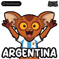 Excited World Cup Sticker by VeeFriends