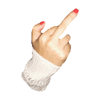 Middle Fingers Sticker by imoji