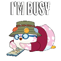 Scrolling Social Media Sticker by Pudgy Penguins