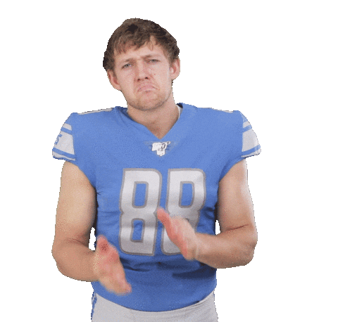 Detroit Lions Applause Sticker by NFL