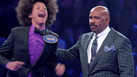 excited celebrity family feud GIF by ABC Network