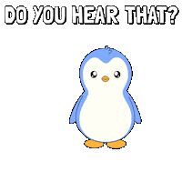 Listen Sticker by Pudgy Penguins
