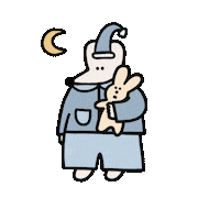 Night Moon Sticker