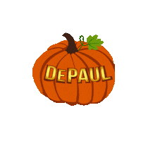 Halloween Fall Sticker by DePaulU