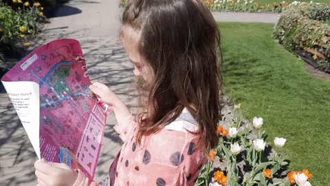 LeDanJohnson giphygifmaker summer treasure map trails GIF