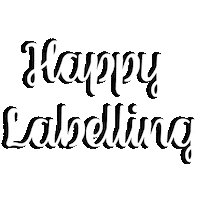 Happy Sticker by Little Label Co