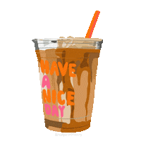 kateyrose coffee positive breakfast iced coffee Sticker