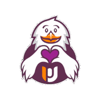 Heart Swoop Sticker by Post University