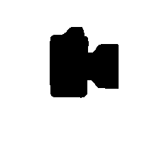 pixelref pixel photo camera flash Sticker