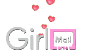 girlmail love heart girl amor Sticker
