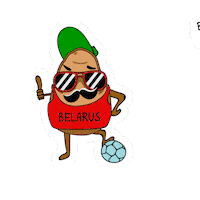 Football Virus Sticker by Mark Formelle