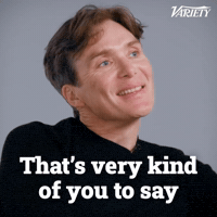 Cillian Murphy Thank You GIF by Variety