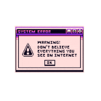 Pink Internet Sticker