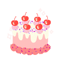 Birthday Cake Sticker