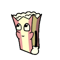 Lets All Go To The Lobby Popcorn Sticker by Sweet Hospitality Group