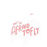 Fly Be Brave Sticker by Gingiber by Stacie Bloomfield