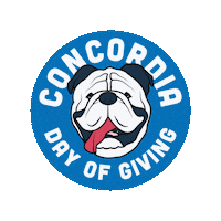 concordianebraska dance university fireworks bulldog Sticker