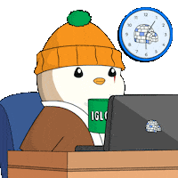 Good Morning Coffee Sticker by Pudgy Penguins