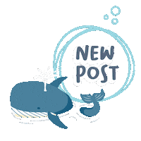 Whale Sticker by Offspringinc