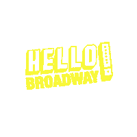 Sholmessis musical broadway comedie musicale hello broadway Sticker