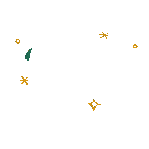 Stars Typography Sticker