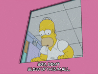 homer simpson explosion GIF
