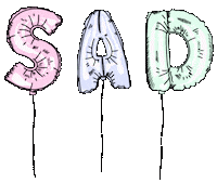 giuliahartz party sad balloons giuliahartz Sticker